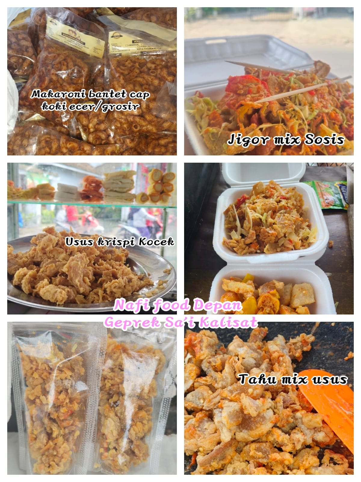 Aneka Makanan Kocek, Camilan dan Minuman