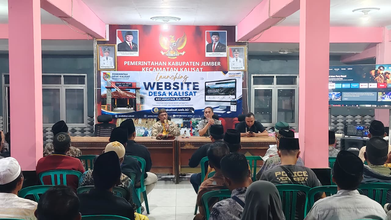 Launching Website Desa Kalisat